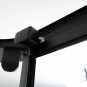 Душовий бокс DUSEL GLARE Black Matt 900x900x2100 скло прозоре, без даху