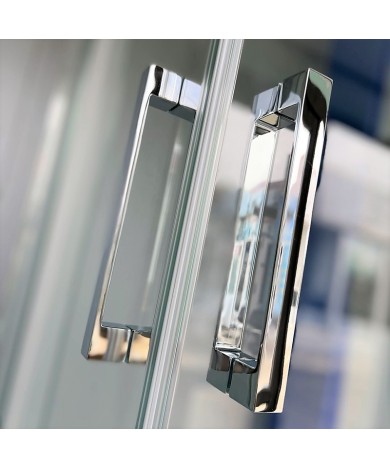 Душова кабіна Dusel А-513H, 80х80х195, двері розсувні, скло прозоре