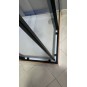 Душова кабіна Dusel А-513HB Black Matt, 90х90х195, двері розсувні, скло прозоре