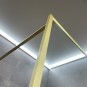 Душова стінка DUSEL Walk-In WL172G Gold 900*2000 (8мм)