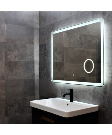 Дзеркало DUSEL LED DE-M3051 120смх75см сенсорне включення + підігрів + збільшувальна лінза